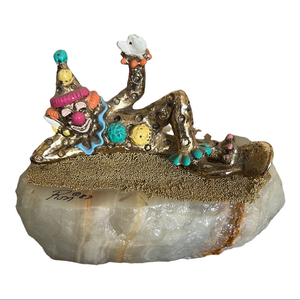 Vintage Ron Lee Clown Figurine